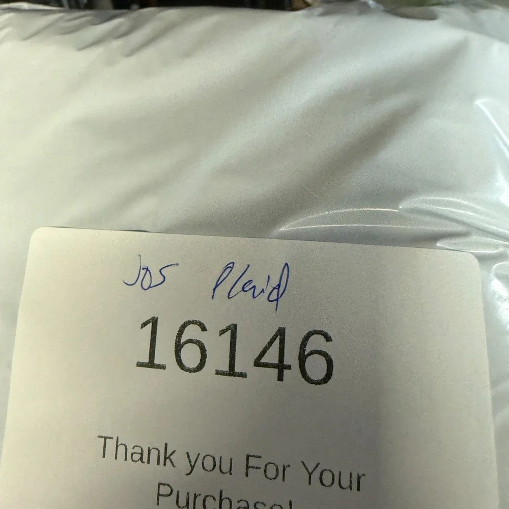 Jos A Bank Blazer Jacket MEns 44L Blue Gray Plaid Wool Sport Coat Academia Ivy